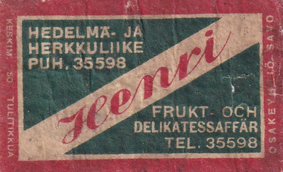 Henri, Hedelmä- ja herkkuliike   b588