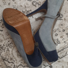 2x korkokengät 38 punaiset H&M ja siniset Tamaris - pikkukuva 3