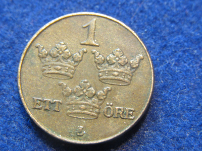 1 öre 1934. Ruotsi-Sweden