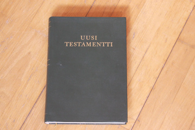 Aapeli Saarisalo Uusi testamentti uusi suomennos selityk D4