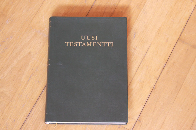 Aapeli Saarisalo Uusi testamentti uusi suomennos selityk D4