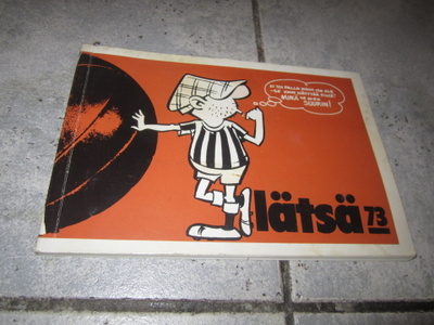Lätsä 73 sarjakuva-albumi NM / K4 (Turun Sanomat 1973) hieno
