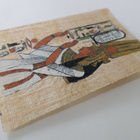 Egypti -aiheinen papyrys taulu 15 x 11 cm - pikkukuva 2