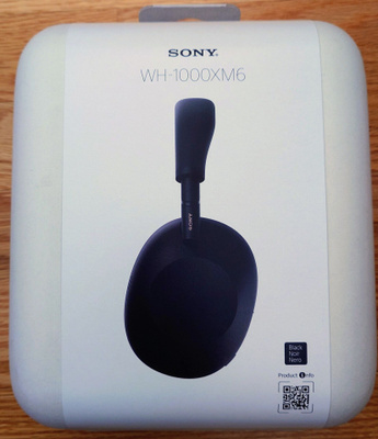Sony WH-1000XM6 langattomat vastamelukuulokkeet, musta uusi