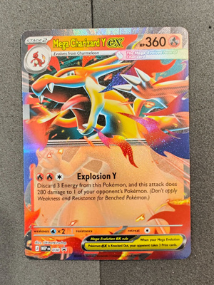 Mega Charizard Y ex MEP030 Black Star Promo