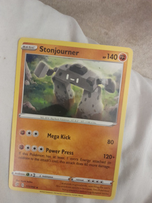 Stonjourner 111/192 - Sword & Shield Rebel Clash Rare card