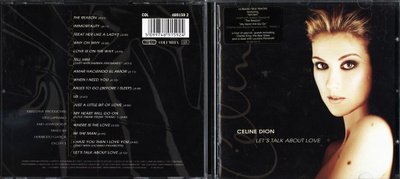 CELINE DION . CD-LEVY . LET´S TALK ABOUT LOVE