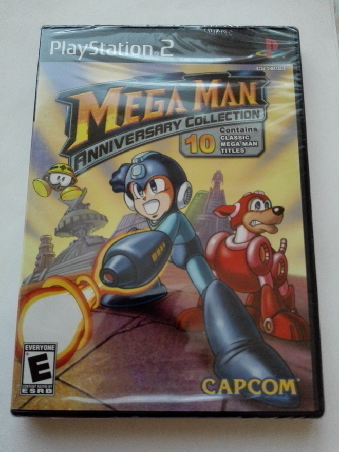 Mega Man Anniversary Collection PS2 NTSC UUSI & AVAAMATON!