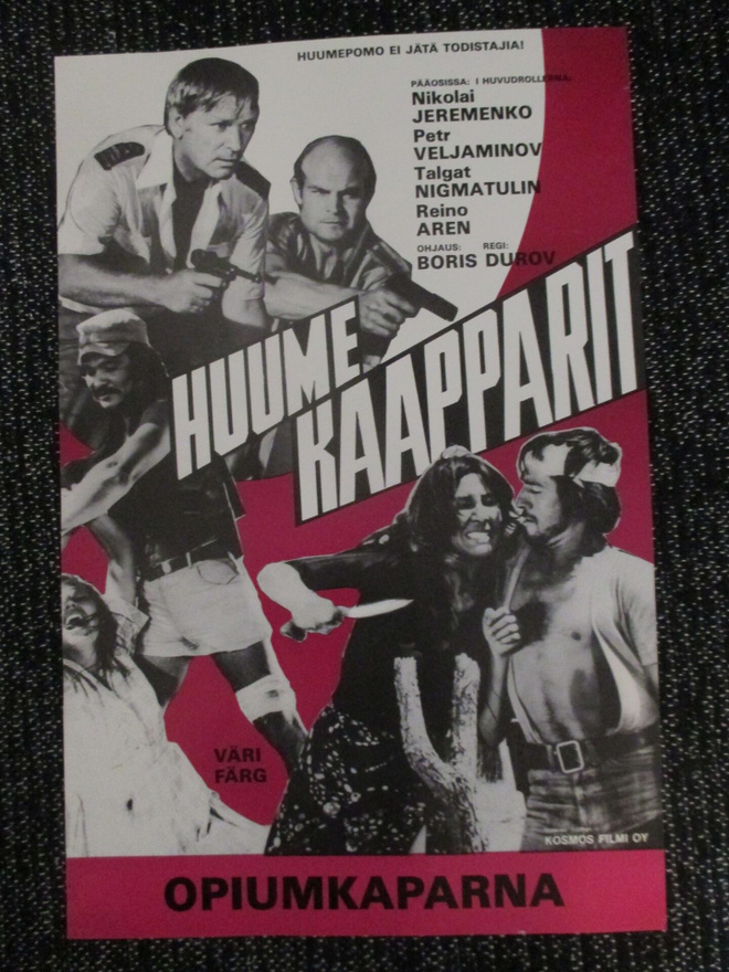 Huumekaapparit (1980) elokuvajuliste - Neuvostoliittoaction!