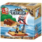 Sluban Pirate Merirosvo Lautta, 65 palikkaa, 1 hahmo *UUSI* - pikkukuva 1