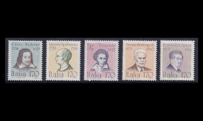 Italia 1652-6 ** Merkkihenkilöitä (1979)