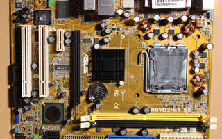 LGA775-emolevy Asus P5VD2-MX SE, Asuksen tehdaskunnostama