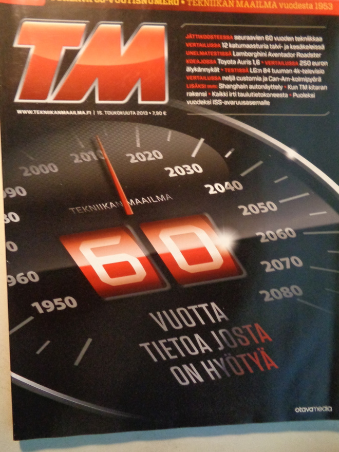 Tekniikan Maailma Nro 10/2013 (16.8) 60-vuotisnumero