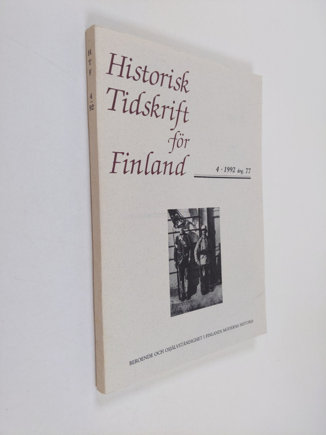Historisk tidskrift för Finland + liite
