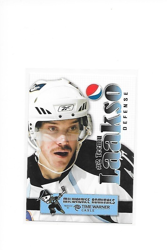 2009-10 Milwaukee Admirals #2 Teemu Laakso HIFK farmi