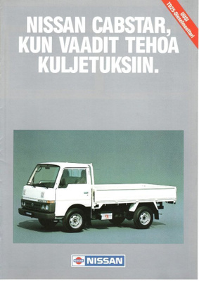 Nissan Cabstar -esite, 1989