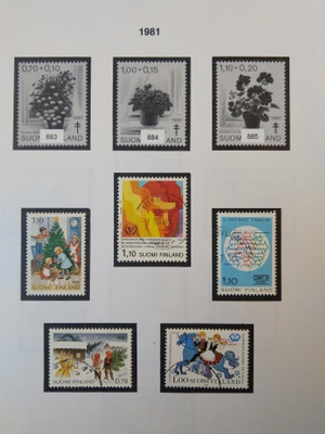 1981 Suomi postimerkki 5 kpl