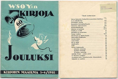 WSOY:n kirjoja Jouluksi 1938