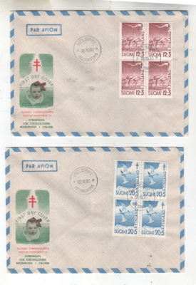 FDC 1951 TUB kaksi nelilöä