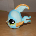LITTLEST PET SHOP sininen ENKELIKALA, KALA #831 - pikkukuva 2
