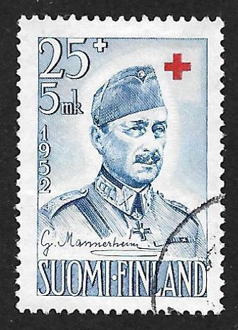 Punainen risti 1952 25+5mk (LAPE 409) O