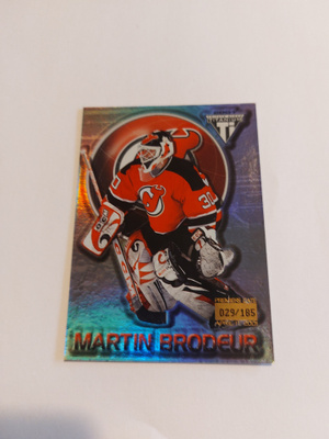 2000-01 Titanium Premiere Date #54 Martin Brodeur /185