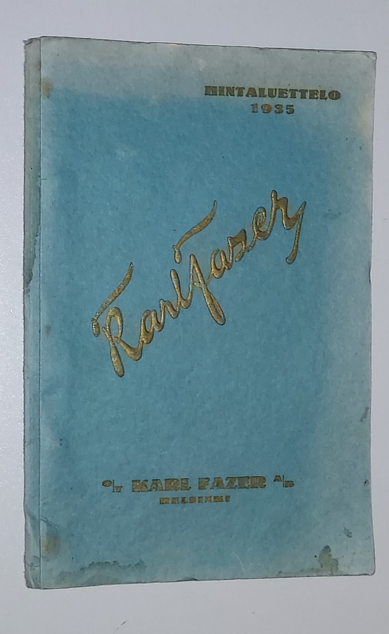 Karl Fazer Hintaluettelo 1935