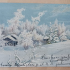 Otto Valstad: Tupa huurteisten puiden keskellä, p. 1903 - pikkukuva 1
