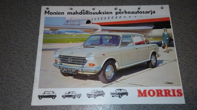Vanha Morris esite 26/6