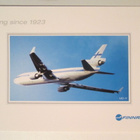 KULKEMATON FINNAIR LENTOKONE MD-11 MAINOSKORTTI - pikkukuva 1