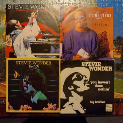 4 kpl Sinkkuja 70/80-luku Soul/Disco Stevie Wonder