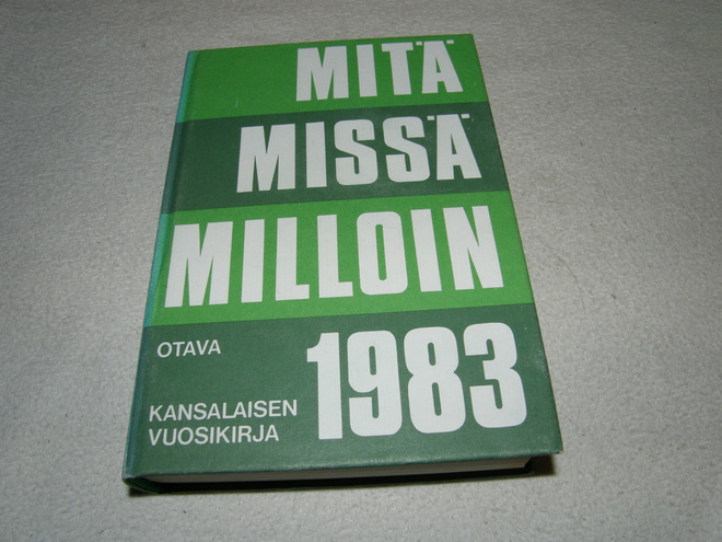 Mitä Missä Milloin Kansalaisen vuosikirja 1983