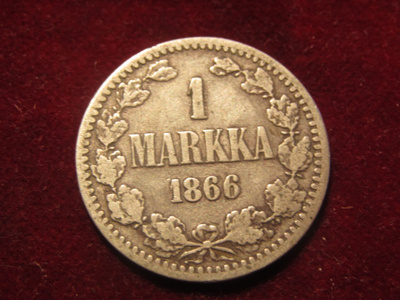 1 markka 1866