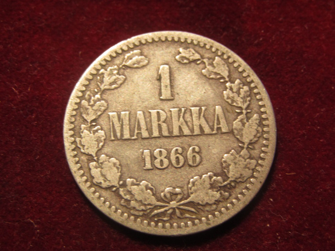 1 markka 1866