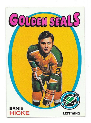 1971-72 Topps #61 Ernie Hicke California Golden Seals