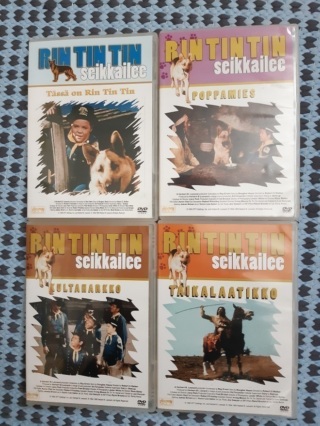 Rin Tin Tin 4 dvd 50-luvun lännensarja