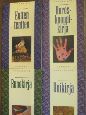 Neljä nidettä Kariston Pokkaristo-sarjaa