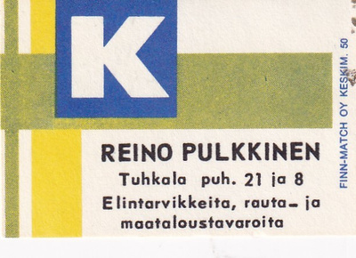 Tuhkala. Reino Pulkkinen   6/4