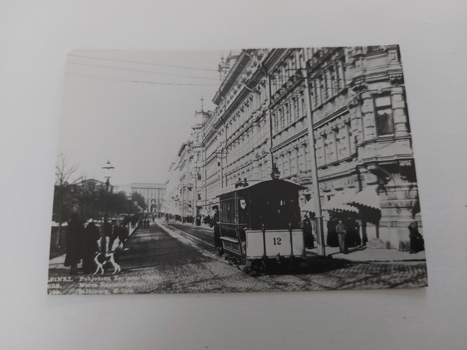 HELSINKI Esplanadinkatu vuosisadan alussa Postikortti