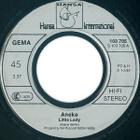 Aneka :   Little Lady   -  7" - pikkukuva 2