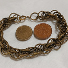 Vintage Kalevala Koru Setukaisten kääty rannekoru, pronssi - pikkukuva 4