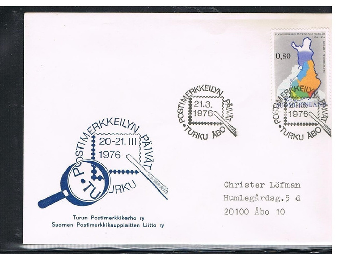 1976  Turku - Postimerkkeilyn päivät 21.3.