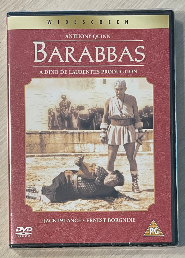 BARABBAS (1961) Anthony Quinn (UUSI)