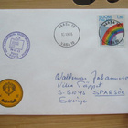 Postimerkin päivä 1986 leima loisto kuorella Vaasa - pikkukuva 1