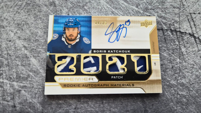 Boris Katchouk Premier Rookie Autograph Materials /15