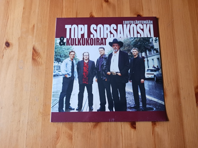 Topi Sorsakoski & Kulkukoirat – Luotu Lähtemään lp Uusi mint