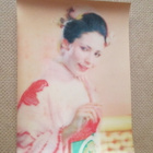 neljä vintage hologrammi pin-up korttia - pikkukuva 4