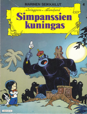Marinen seikkailut 4 Simpanssien kuningas (Sanoma 1987)