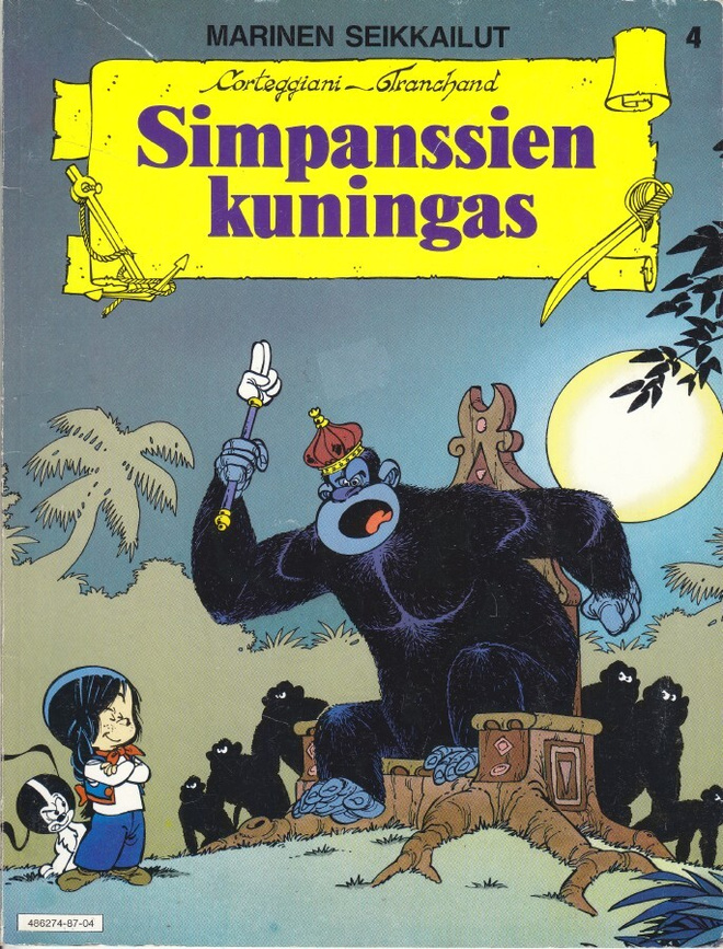Marinen seikkailut 4 Simpanssien kuningas (Sanoma 1987)