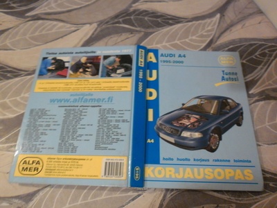 Audi A4 1995-2000; korjausopas; Alfamer